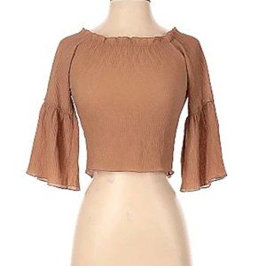 Dance Marvel - Off the Shoulder Long Sleeve Blouse L